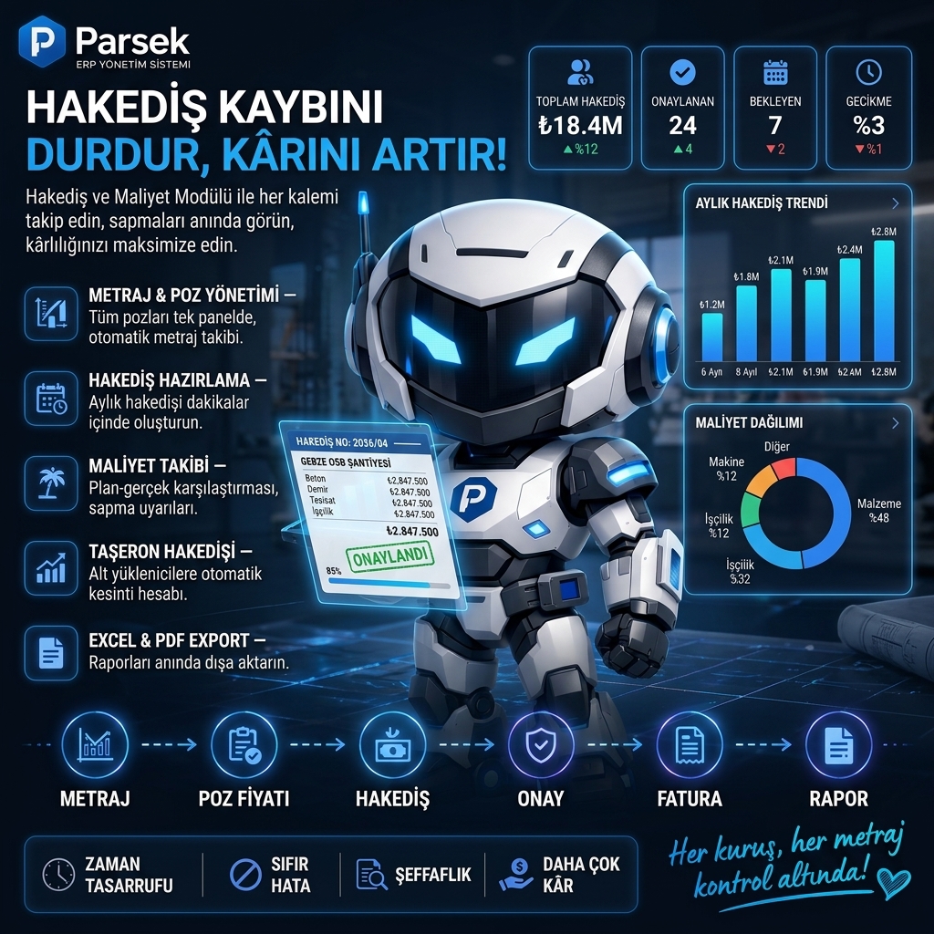 Hakediş ve Sözleşme Takibi