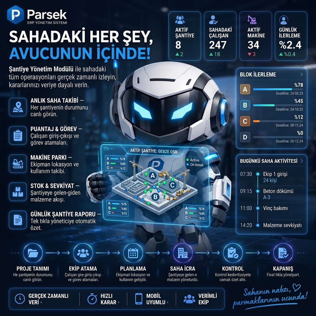 Entegre Şantiye Yönetimi