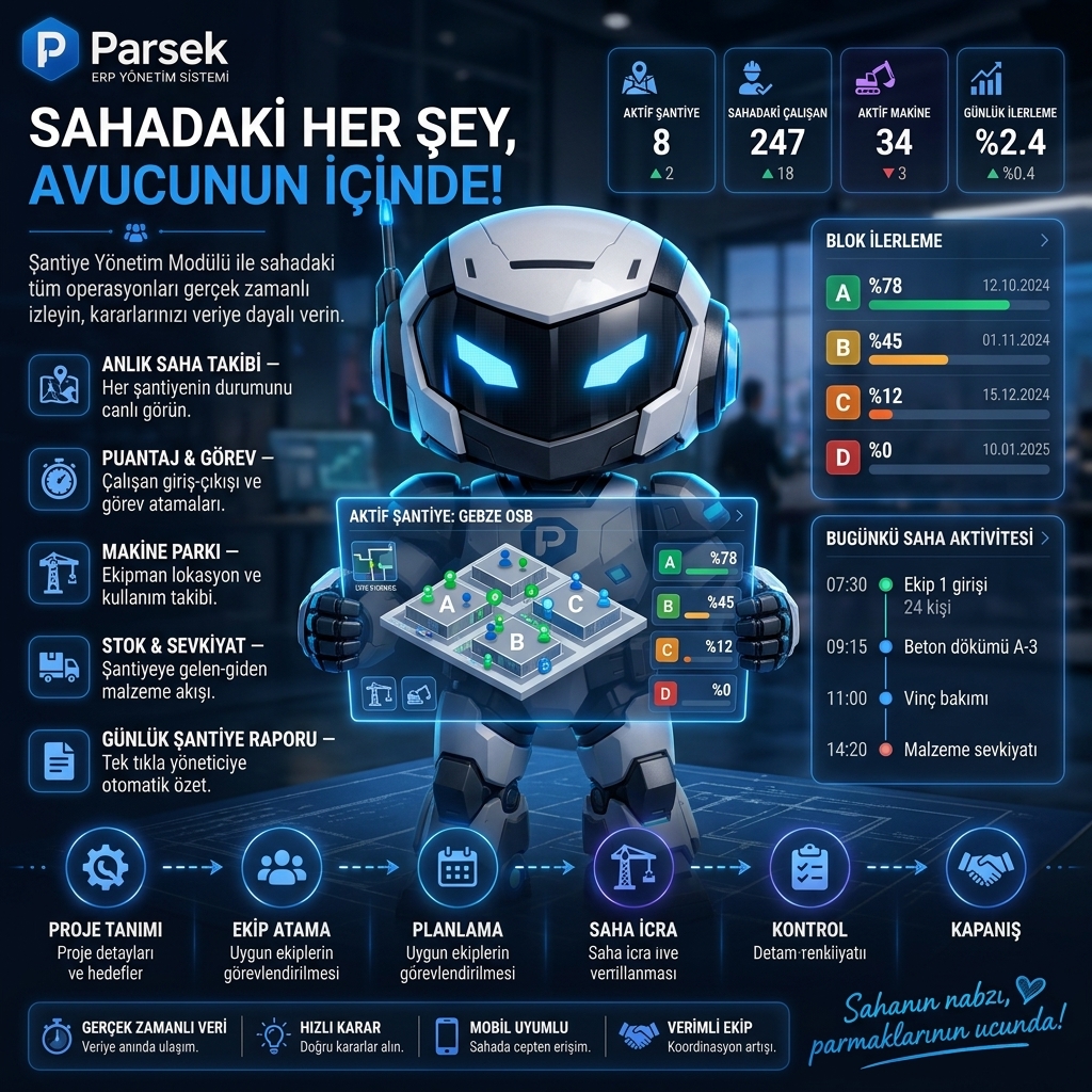 Kapsamlı Şantiye Yönetimi