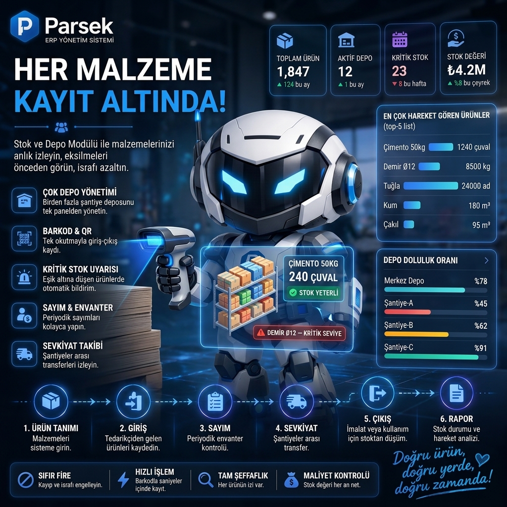 Etkin Depo ve Stok Takibi